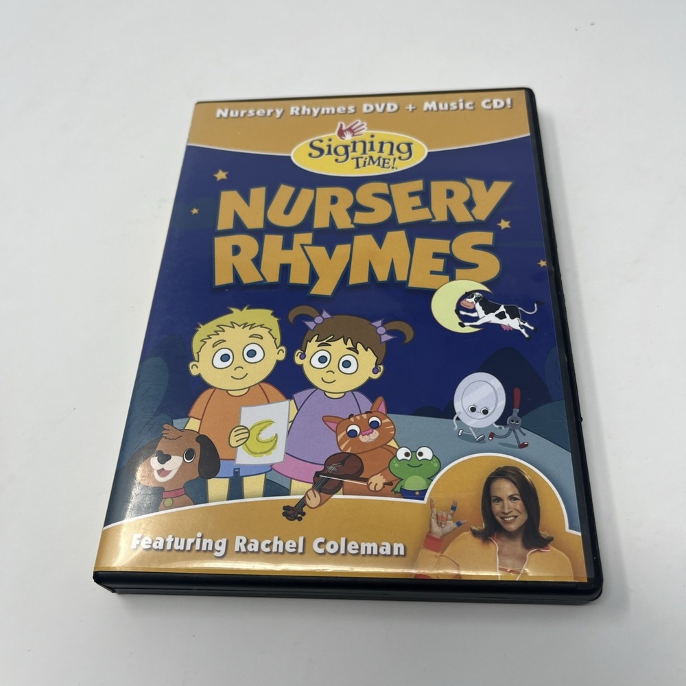 Signing Time Nursery‎ Rhymes DVD + Music CD